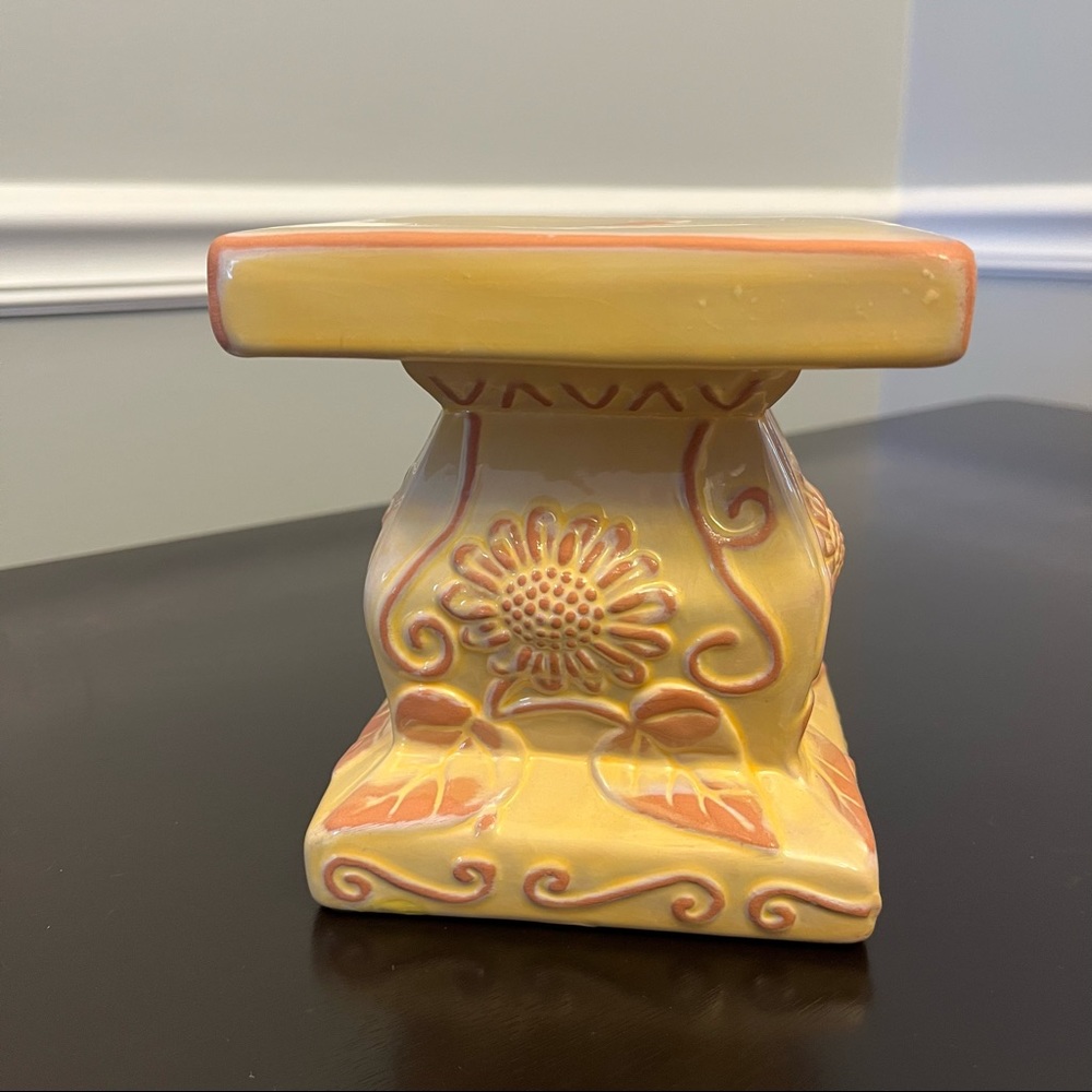 Southern Living At Home Tuscan Glazed Pillar Candle Holder